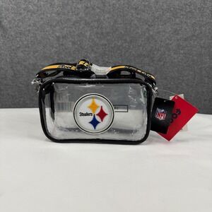 Pittsburgh Steelers Clear Crossbody Bag NFL Stadium Approved FOCO Steel City